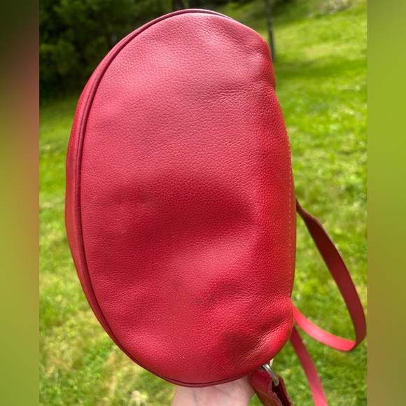 Longchamp Leather Red Mini-Backpack - Picture 11 of 15